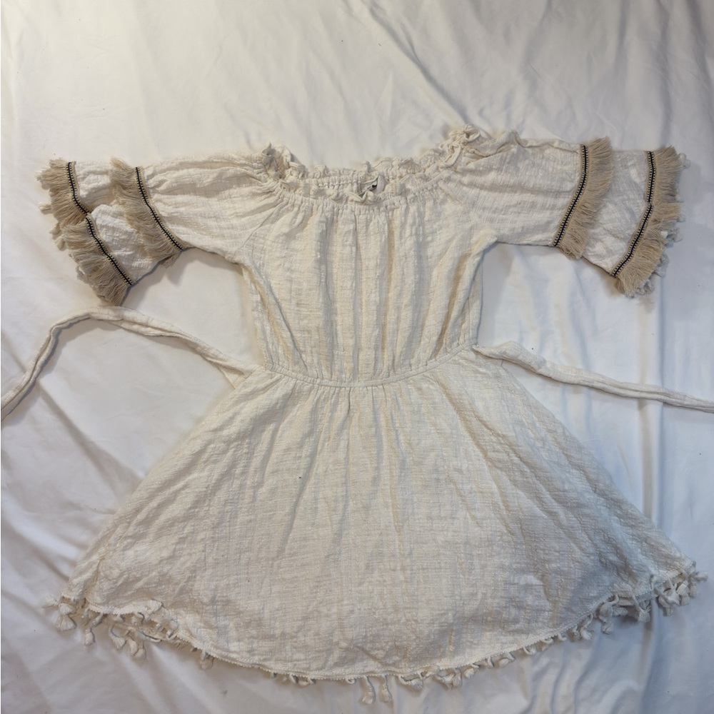 Charming Cream Kids Dress